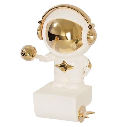 Toothpaste Roller, Squeezer Tool, Wall Mounted Suction Cup Space Saver Smooth Operating with Astronaut Shape, Toothpaste Dispenser for Adults, Bathroom, 3.27x3.43x5.67inches