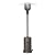 Fire Sense 46,000 BTU Gray Stainless Steel Commercial Patio Heater