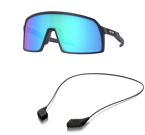 Oakley OO9462 Sunglasses Bundle: OO 9462 SUTRO S 946202 Matte Navy and Medium Black leash Accessory kit2