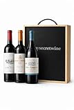 Pack Premium Rioja – 3 Botellas Selección Reserva y Crianza con Caja de Madera | Marqués de Murrieta, Viña Ardanza y Finca La Piconada -Pack Mysecretwine-