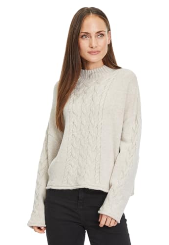 Tamaris Damen BALJE Pullover, Tapioca, 38