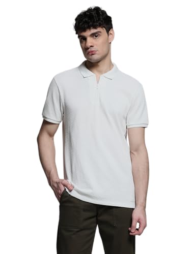 Image of Jack & Jones Men Cotton Solid Regular Fit T-Shirt