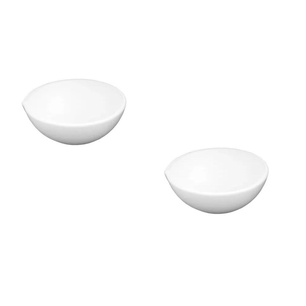 Cuenco de mortero cerámica 80x40mm, 2 uds., 50ml, for experimentos