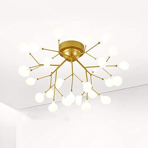 Suspension Spoutnik dorée G4 pour illuminer votre salon chaleureux