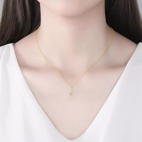 Collier en argent sterling 925 avec pendentif carré en zircon cubique éclatant pour femme