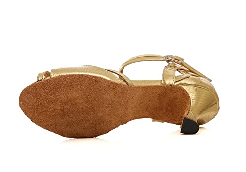 Chaussures de danse latine à bout ouvert pour briller en soirée de salsa