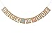 Qttier Buck or Doe Banner Garland for Baby Shower, Gender Reveal, Pregnancy Announcement Party