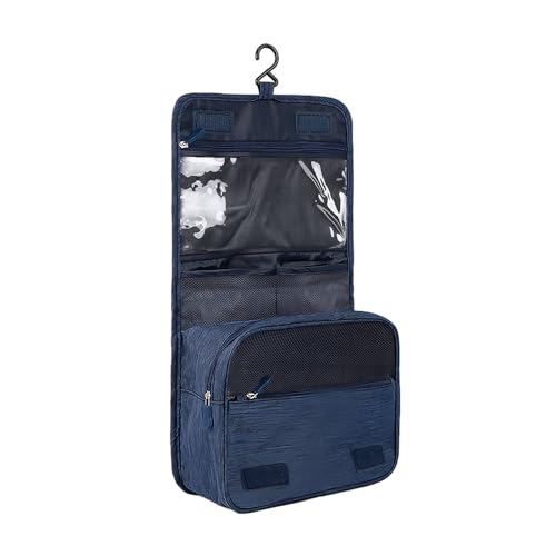 Trousse de Toilette Bleu Marine Pour Homme et Femme - Petite et Portable - 19*23cm