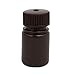 Aexit 30ml Plastic gauge Big Mouth Laboratory Reagent Bottle Sealling Bottle Brown