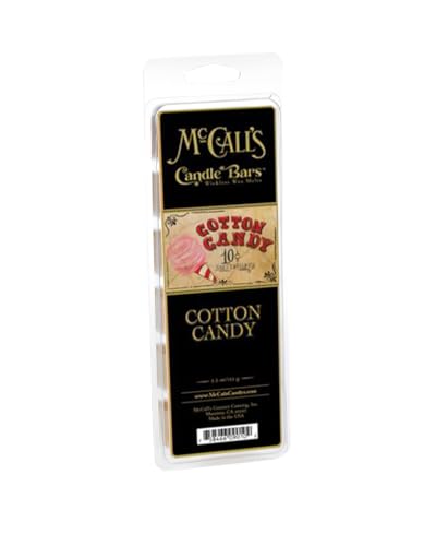 Image of McCall's Candles | Scented Wax Melt | Cotton Candy - Spun Sugar, Creamy Vanilla & Pink Poppies | 5.5 oz