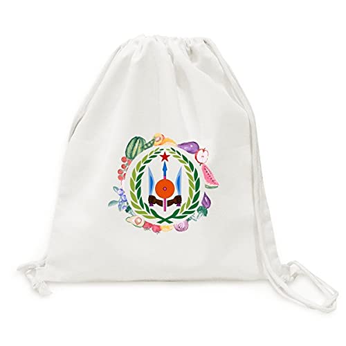 Sac en tissu pliable Djibouti pour fruits et légumes et courses écologiques