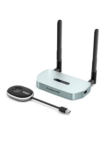 新品未開封  Lemorele HDMI ワイヤレス 送受信機 セット 50M Lemorele ワイヤレス hdmi 送受信機セット 小型 8台送信機増設