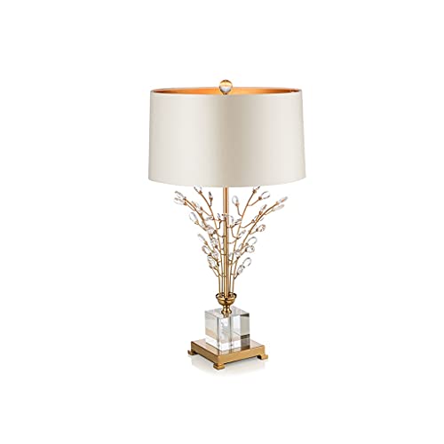 bedlampje Tafellamp Creatieve Crystal Nachtkastje Lamp Modern Luxe Luxe Boom Bloem Nachtkast Lampen Handwerk Gift Decoratie beste decoratie