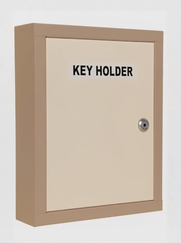 Image of Heavy Metal Keyholder Box Key Wall Box Storage Key Organizer Wall Mount Key Holder for Wall Size Large 13 * 11 * 3 inch (Key 2)