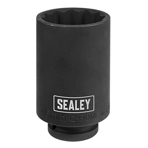 Sealey SX046 1/2Sq Drive 46mm Impact Socket 12pt