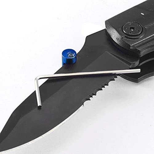 Edcfans 3 Pack Thumb Stud For Buck 110, Buck 112, Replaceable Accessories For Lockback Folding Knives With Hex Wrench #TOP2