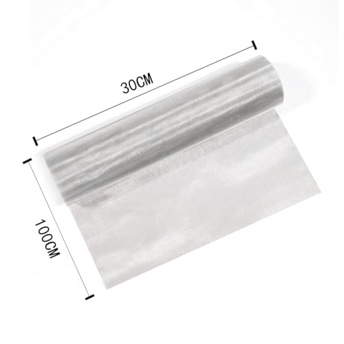 Image of 304 Stainless Steel Woven Wire Fine Screen Mesh Steel Woven Mesh for Filter Mesh, Filtration Cloth (1, 120 Mesh, 30X100CM)