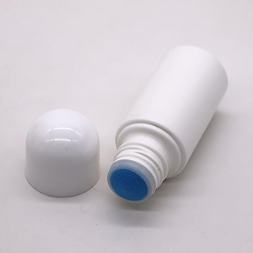 4 Pcs 50 ml Sponge Head Plastic Applicator Bottles with Sponge Refillable Deodorant Bottles for Cosmetic Essential Oil3