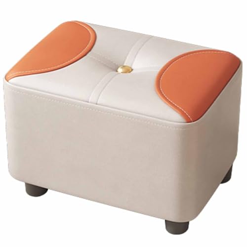 Banco de zapatos con cojín, taburete otomano de almacenamiento para entrada, sala de estar, dormitorio, pasillo