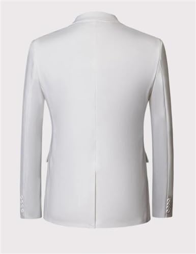 Men Spring Summer Plus Size Fashion Two Buttons Slim Fit Daily Blazer Business Sport Coat Tops3