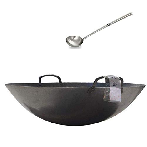 WYKDL 43cm Jumbo especialidad Antiadherente Pueden Lavar en lavavajillas Horno Caja de Seguridad Utensilios de Cocina Pot sartén Pot tradición de Hierro Fundido Pot