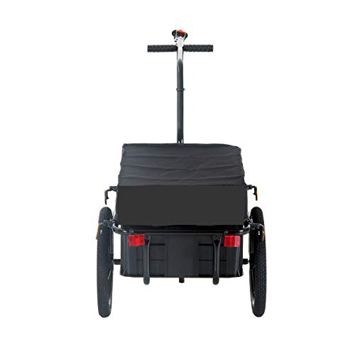 Best Deals! X-Treat Carrier Bike Trailer Cargo w/Steel Carrier Utility Luggage Storage cart Wheel Ru...