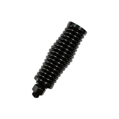 Image of CB Radio Barrel Spring Mounting Base Black Compatible with UTV ATV Truck Car Radio and LED Whip Lights