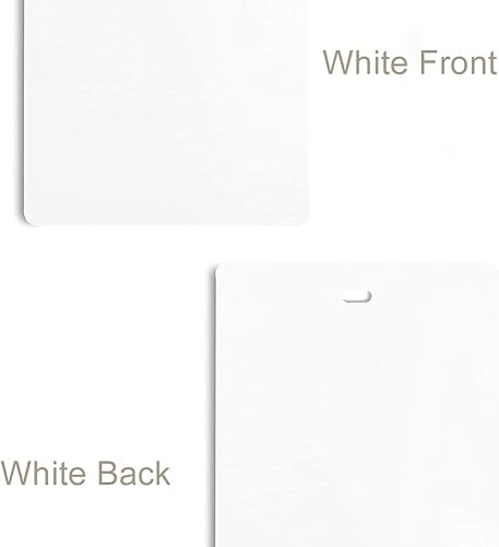 Miniatura 4 de Lamas de repuesto para persianas verticales, cloruro de polivinilo resistente y curvado, tamaño y cantidad personalizable (blanco, 64.5 pulgadas, 34