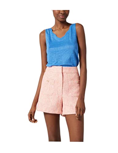 Naf Naf Femme Ocamille Sm T shirt, Bleu 70's, L EU