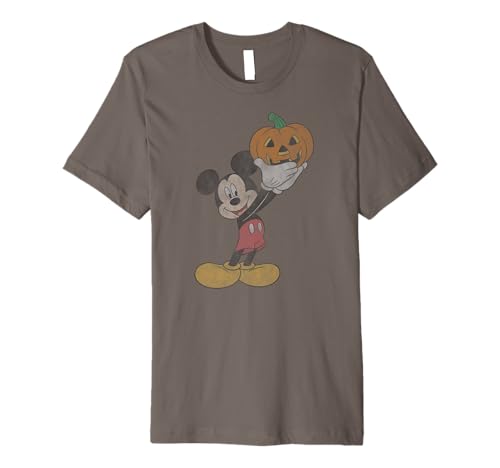 T-shirt Mickey Halloween Disney haut de gamme en maille premium douce