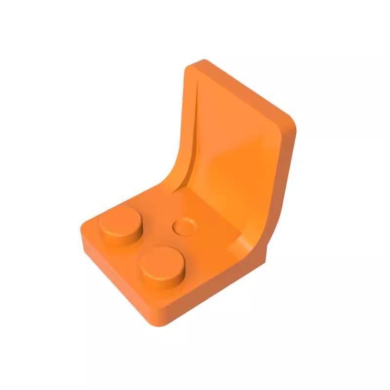 4079 Seat/Chair 2X2 50 Pieces High-Precision MOC Building Bricks Replacement Parts Compatible with Lego bricks GDS-1308 Orange — image 1