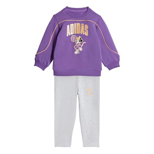 adidas Baby - Mädchen DISNEY MINNIE MOUSE JOGGER, active purple/Semi Ice Tangerine, 18-24 Months