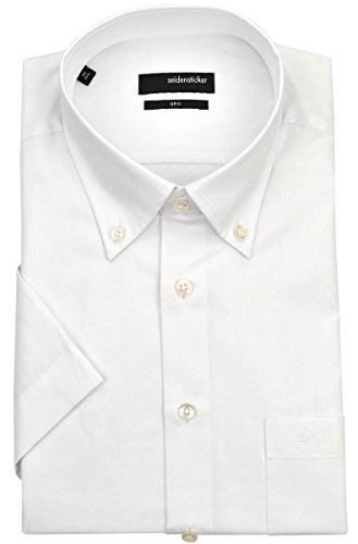 Preisvergleich Produktbild Seidensticker UNO Kurzarm Hemd - weiß, Kragenweite:38