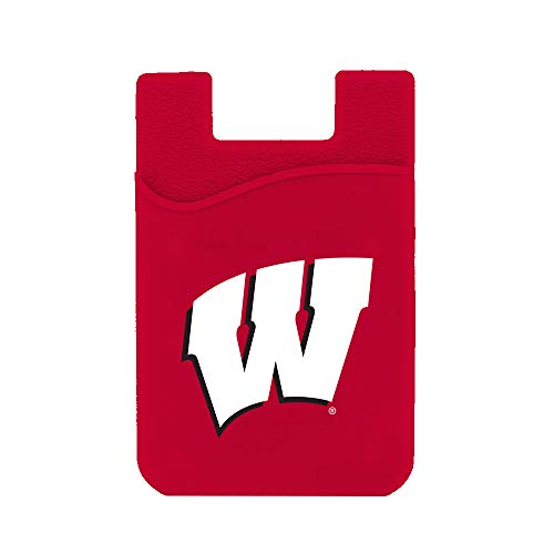 Silicone Credit Card Keeper/Phone Wallet (Wisconsin Badgers) #TOP3
