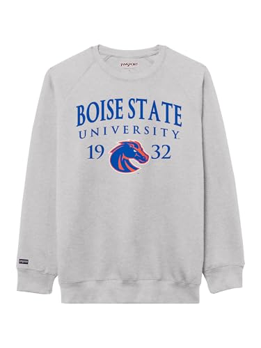 JanSport NCAA Officially Licensed Rival Crew Sweatshirt, Long Sleeve Graphic Pullover for Men & Women, Cotton-Polyester Blend Featuring Collegiate Design & Easy-On Style for Game Days, or Travel