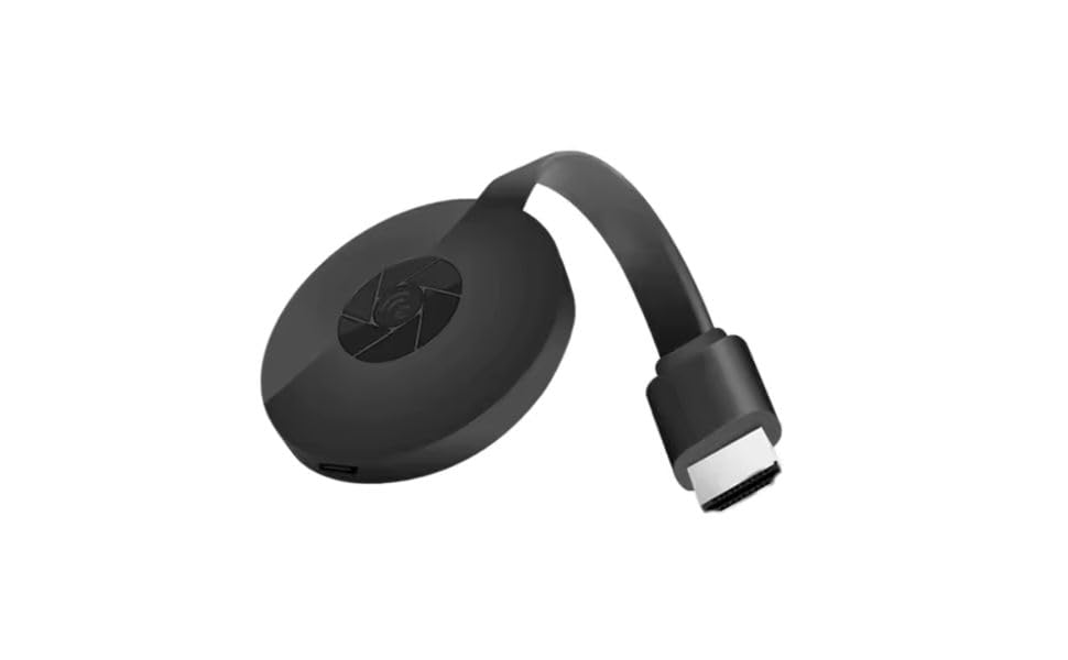 Dongle HDMI Wireless, Adattatore Display WiFi 2.4GHz, Streaming HD, Compatibile con TV e Smartphone, Nero