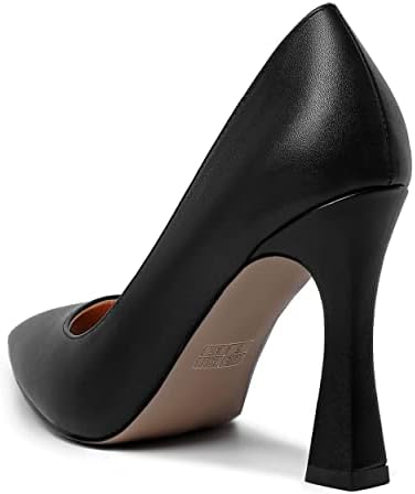 AMBELIGHT Women's Evening Solid Dress Slip On Stiletto Matte High Heel 4 Inch Pointed Toe Pumps Shoes Black Size 8 - Zapatos de Mujer Elegantes | Image 6