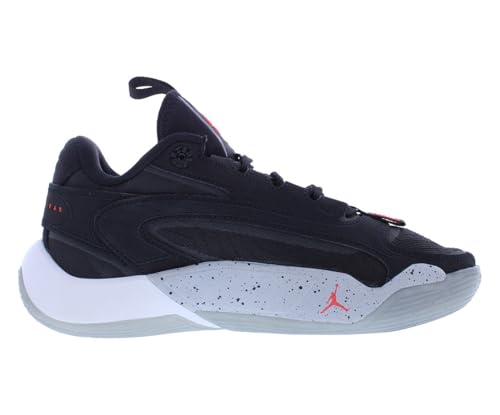 Nike Luka 2 Big Kids' Shoes (DZ3498-006, Black/Wolf Grey/White/Bright Crimson) Size 52