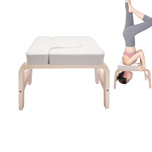 Headstand Bench for Beginners with Guide