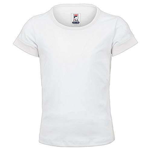 T-shirt de tennis Fila fille vêtement manches courtes pour l'école
