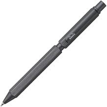 Rhodia ScriptMultipen cf9371 Titanium, Ballpoint Pens 0.5 mm Black & Red + Graphite Mechanical Pencil 0.5 mm
