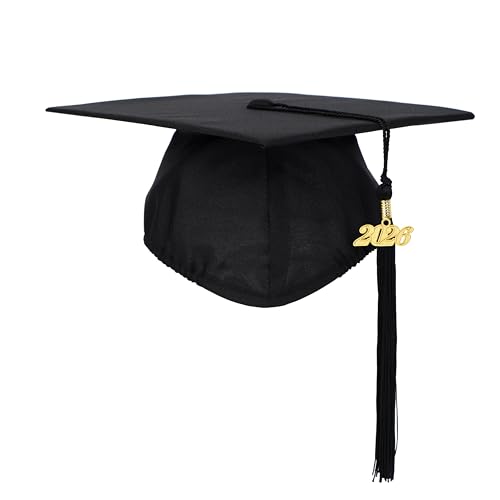 FtyFty Unisex Adult Matte Graduation Cap with Tassel...