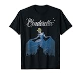 Disney Cinderella Vintage Castle Silhouette Graphic T-Shirt