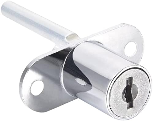 Drawer Desk Wardrobe Cabinet Plunger Lock, 5/8" Cylinder Diameter 13/16" Length, Zinc Alloy Finish, Keyed Different