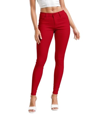 Hybrid & Company Womens Hyper Ultra Stretch Comfy Skinny Leg