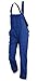 Produktbild KÜBLER ECO PLUS Arbeitslatzhose blau, Größe 26, Unisex-Arbeitslatzhose aus verstärkter Baumwolle, robuste Arbeitslatzhose von KÜBLER Workwear