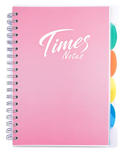 Amazon.co.jp: 5 サブジェクト ノートブック ラージ スパイラルノート