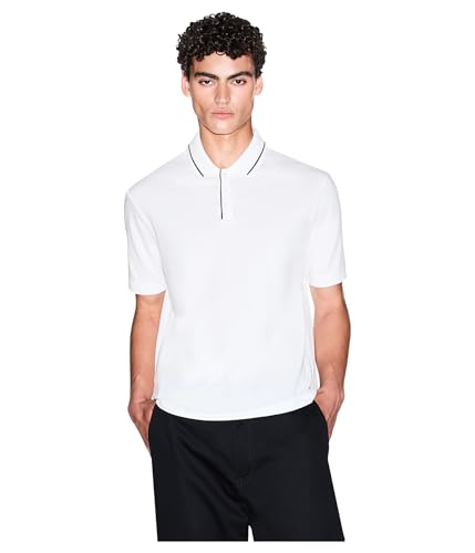 Camiseta polo Armani Exchange Milano/Nueva York con logo miniatura 1