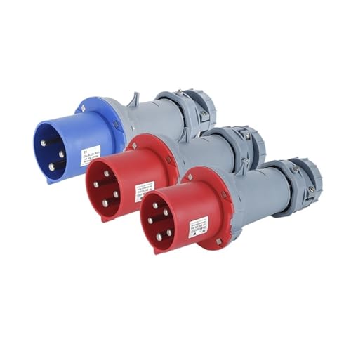 Enchufe aviación 63A SFK-033 conector industrial 4 pines IP44 resistente agua explosiones 3