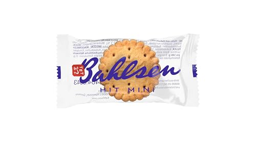 BAHLSEN Hit Minis 975 g- Thekenaufsteller mit ca. 150 Portionspackungen, Mini-Doppelkekse mit leckerer Kakaocremefüllung, ideal zum Kaffee, Schokokeks